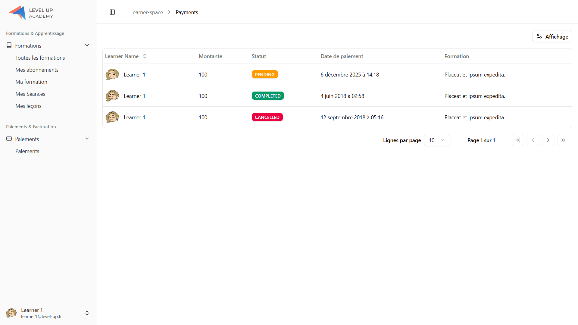 Level Up — Training Platform — thumbnail 5